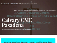 Tablet Screenshot of calvarycmepasadena.org